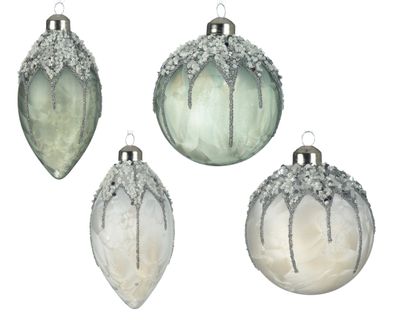 Orn.glas d8cm a4 - Ksd