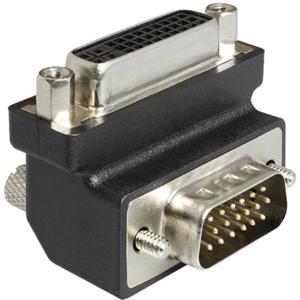 Delock 1937074 DVI / VGA Adapter [1x DVI-bus 24+5-polig - 1x VGA-stekker] Zwart