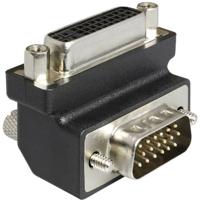 Delock 1937074 DVI / VGA Adapter [1x DVI-bus 24+5-polig - 1x VGA-stekker] Zwart