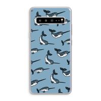 Narwhal: Samsung Galaxy S10 5G Transparant Hoesje