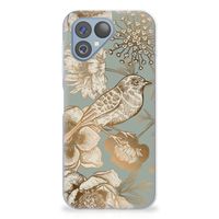 TPU Case voor Fairphone 5 Vintage Bird Flowers