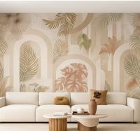 Jungle bogen ontwerp foto behang woonkamer