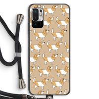 Doggy: Xiaomi Redmi Note 10 5G Transparant Hoesje met koord