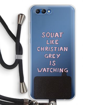Christian Grey: Honor 10 Transparant Hoesje met koord