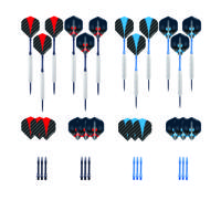 Longfield darts 4 sets steeltip nickelplated brass 21/23 gr