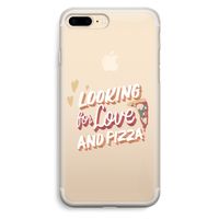 Pizza is the answer: iPhone 7 Plus Transparant Hoesje