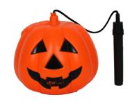 Halloween pompoen 16 cm LED en geluid 3xAAA - Hit