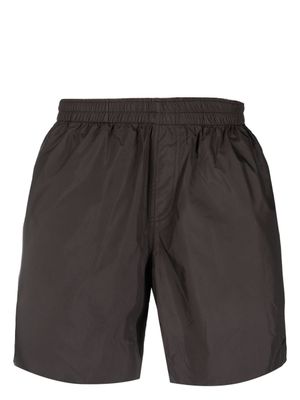 Lanvin short de bain à taille élastiquée - Noir