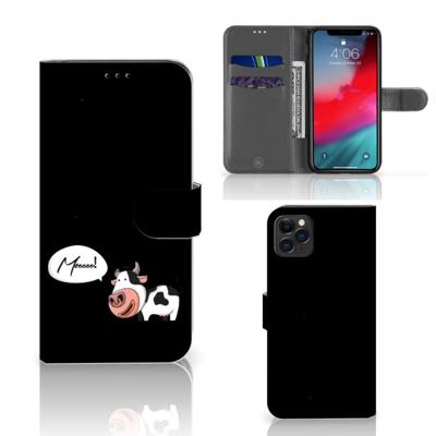 Apple iPhone 11 Pro Max Leuk Hoesje Cow Apple iPhone 11 Pro Max Leuk Hoesje Cow