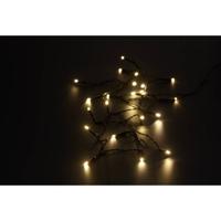 Sygonix SY-4722056 Clusterlichtketting Binnen/buiten werkt op batterijen Aantal lampen 20 LED Warmwit Verlichte lengte: 2.3 m Timer - thumbnail