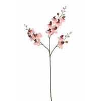 Kunstbloem Orchidee tak - lichtroze - 75 cm - Kunst zijdebloemen