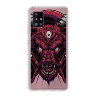 Hell Hound and Serpents: Samsung Galaxy A51 5G Transparant Hoesje