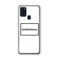 Ambitchious: Samsung Galaxy A21s Transparant Hoesje