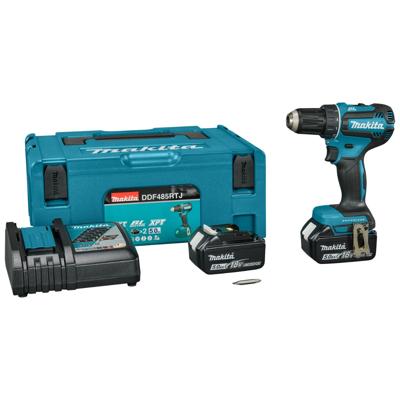 Makita DDF485RTJ Accu schroefboormachine 18V 5.0Ah in Mbox
