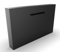 Cascadi Aluminium Watervalelement (naast vijver) Lengte: 3000 Breedte: 250 Hoogte: 1200 - Geroba