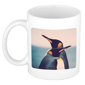 Foto mok pinguin mok / beker 300 ml - Cadeau pinguins liefhebber