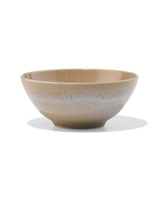 HEMA Schaal Ø12cm Monaco Reactief Glazuur Lichtbruin (lichtbruin)