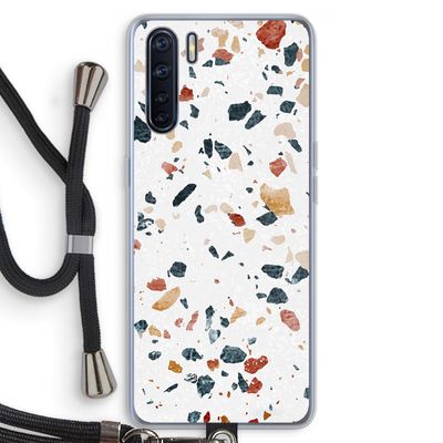 Terrazzo N°4: Oppo A91 Transparant Hoesje met koord