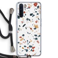 Terrazzo N°4: Oppo A91 Transparant Hoesje met koord