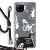 Tiny Bugs: Samsung Galaxy A42 5G Transparant Hoesje met koord