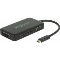 DeLOCK 63929 USB 2.0 Type-C Zwart hub & concentrator - thumbnail