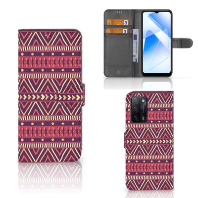 OPPO A16/A16s/A54s | Telefoon Hoesje | Aztec Paars
