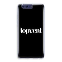 Topvent Zwart: Honor 9 Transparant Hoesje