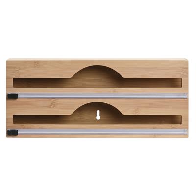 Houder voor keukenpapier Home ESPRIT Natuurlijk Bamboe 33,5 x 7 x 14,5 cm