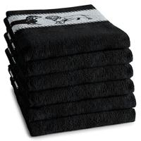 DDDDD Keukendoek Saar Black (6 stuks)