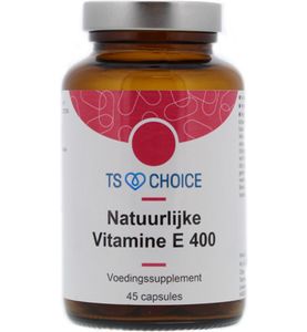 TS Choice Natuurlijke Vitamine E 400 Capsules