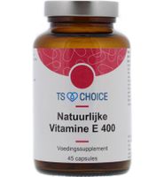 TS Choice Natuurlijke Vitamine E 400 Capsules - thumbnail