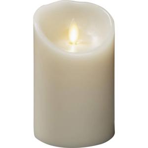 Konstsmide 1610-115 LED-kaars met echte was Crème-wit Warmwit (Ø x h) 76 mm x 114 mm