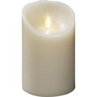 Konstsmide 1610-115 LED-kaars met echte was Crème-wit Warmwit (Ø x h) 76 mm x 114 mm
