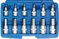 SW STAHL Sw-stahl dopsleutel set inside hexagon set 1/2" 12 pcs. bw-steel