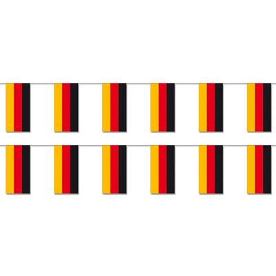 Slinger Duitsland - 2x - 400 cm - papier - vlag - landen thema - Duitse vlag