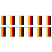 Slinger Duitsland - 2x - 400 cm - papier - vlag - landen thema - Duitse vlag
