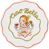 Blond Amsterdam bord aardewerk pasta 22x2.5cm multi