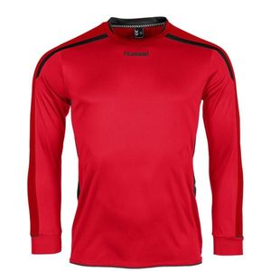 Hummel 111005 Preston Shirt l.m. - Red-Black - M