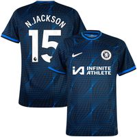 Chelsea Shirt Uit 2023-2024 + N. Jackson 15