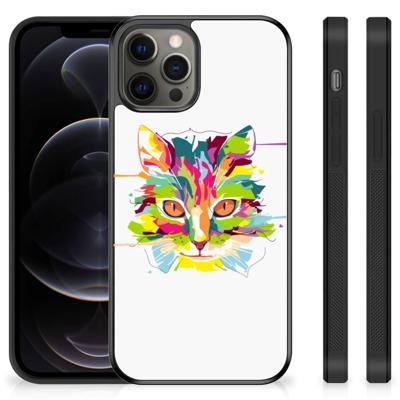iPhone 12 Pro Max | Bumper Hoesje | Cat Color