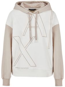 Armani Exchange hoodie en polaire à logo imprimé - Tons neutres