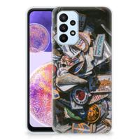 Samsung Galaxy A23 | Siliconen hoesje | met foto Badges