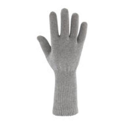 Skafit katoenen zilverhandschoenen lange manchet grijs