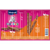 Vitakraft Catstick Classic met kalkoen & lam kattensnack 2 x 6 sticks