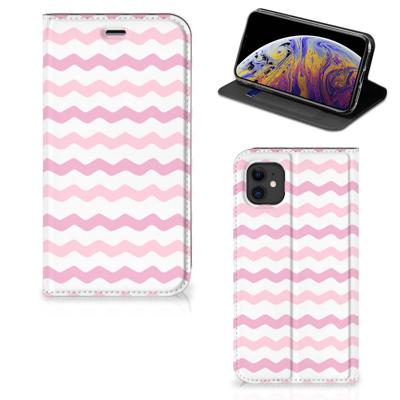 Apple iPhone 11 | Hoesje met Magneet | Waves Roze