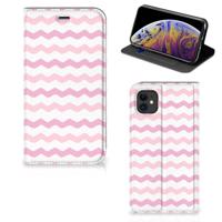 Apple iPhone 11 | Hoesje met Magneet | Waves Roze