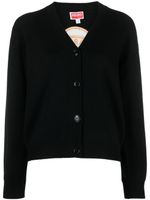 Kenzo cardigan Tiger Academy à boutonnière - Noir