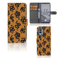 Telefoonhoesje | Met pasjeshouder | voor Nokia X30 Snakes
