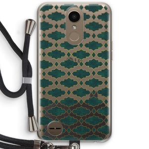 Moroccan tiles: LG K10 (2017) Transparant Hoesje met koord