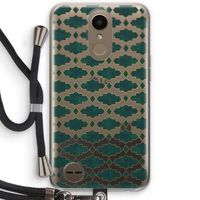 Moroccan tiles: LG K10 (2017) Transparant Hoesje met koord